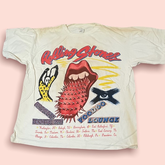 *RARE* Vintage Rolling Stones Voodoo Lounge 1994 World Tour - XL - Picture 1 of 2
